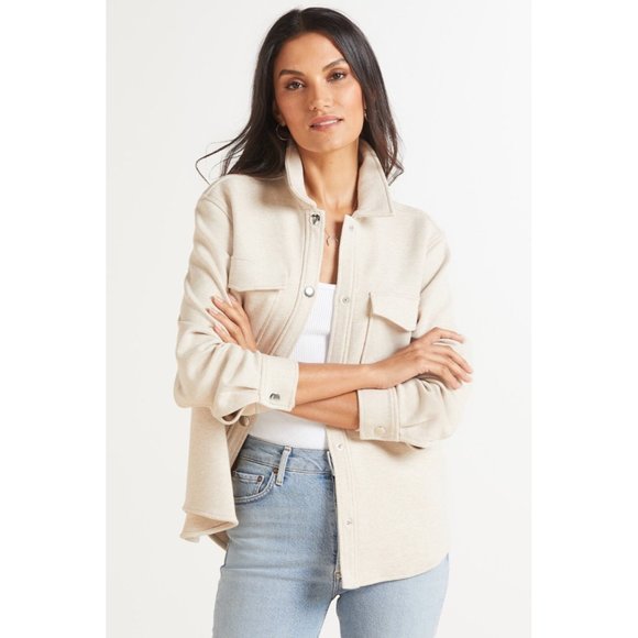 Rails Tops - RAILS • Turner Shirt Jacket in Oatmeal